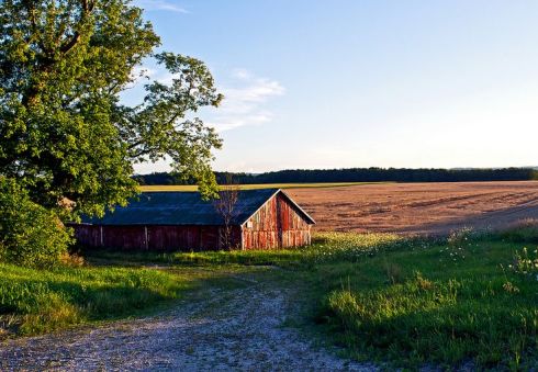 red barn